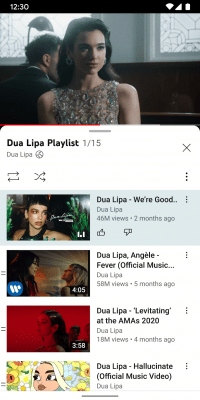 Capture d'écran de l'application YouTube - #5