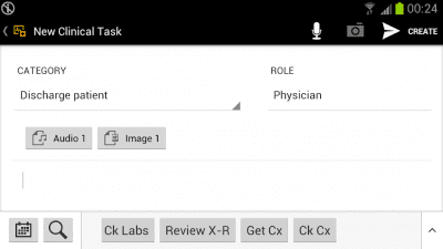 Capture d'écran de l'application SAP EMR Unwired - #5