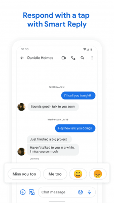 Capture d'écran de l'application Messages Android - #7