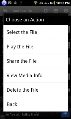 Capture d'écran de l'application Video Converter Android - #7