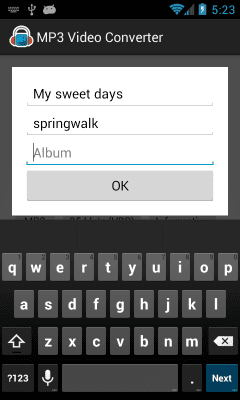 Capture d'écran de l'application MP3 Video Converter - #3