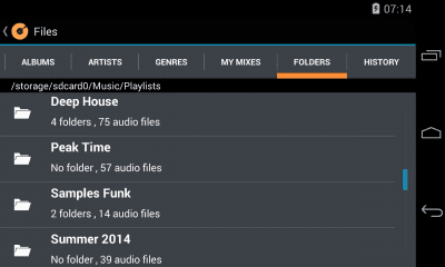 Capture d'écran de l'application Cross DJ Hero - #5