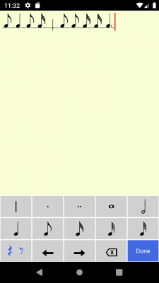 Capture d'écran de l'application MelodyLine - Handy Composer - #7