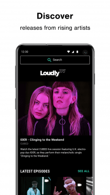 Capture d'écran de l'application Loudly – Music. Video. People. - #4