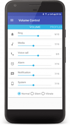 Capture d'écran de l'application C Mobile Volume Manager - #1