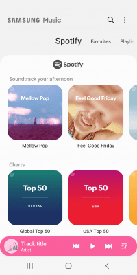 Capture d'écran de l'application Samsung Music - #2