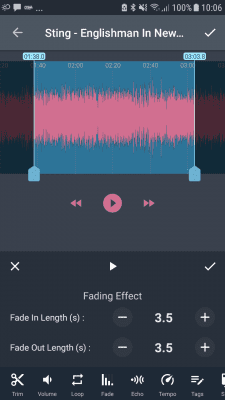 Capture d'écran de l'application AndroSound Audio Editor - #2