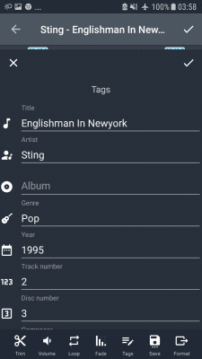 Capture d'écran de l'application AndroSound Audio Editor - #4