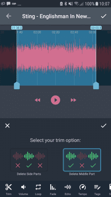 Capture d'écran de l'application AndroSound Audio Editor - #5
