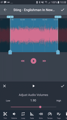 Capture d'écran de l'application AndroSound Audio Editor - #7