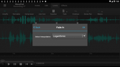Capture d'écran de l'application WavePad Audio Editor Free - #3