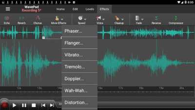 Capture d'écran de l'application WavePad Audio Editor Free - #7