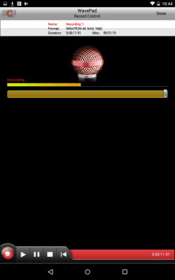 Capture d'écran de l'application WavePad Audio Editor Free - #10