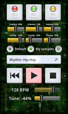 Capture d'écran de l'application My BeatBox - #2