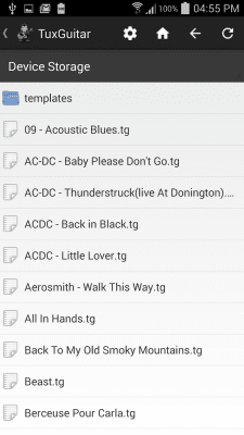 Capture d'écran de l'application TuxGuitar - #3