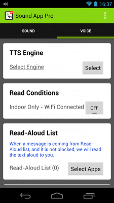 Capture d'écran de l'application Son de l'application - #5