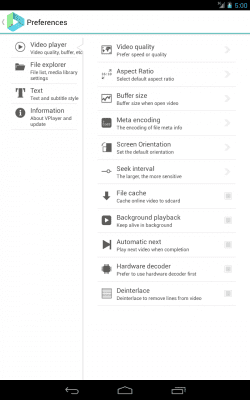 Capture d'écran de l'application VPlayer Video Player - #4