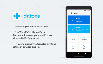 Capture d'écran de l'application Dr.Fone - Recover deleted data - #1