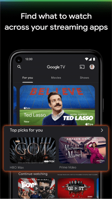 Capture d'écran de l'application Google TV - #2