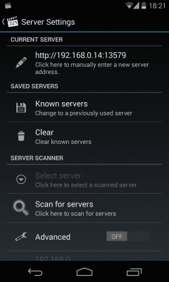 Capture d'écran de l'application Media Player Classic Remote - #8