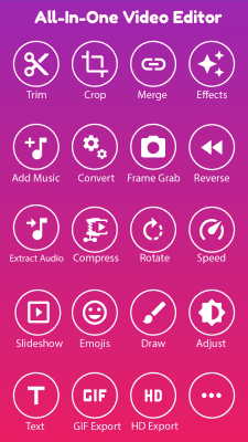 Capture d'écran de l'application AndroVid - Éditeur vidéo - #7