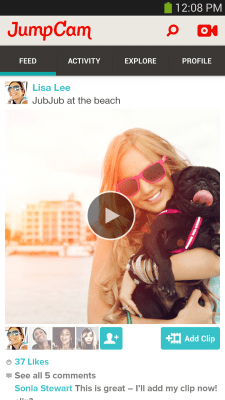 Capture d'écran de l'application JumpCam - Friends Video Camera - #5