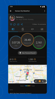 Capture d'écran de l'application Garmin Connect - #8