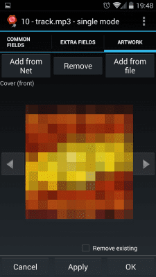 Capture d'écran de l'application AudioTagger - #5