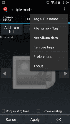 Capture d'écran de l'application AudioTagger - #6
