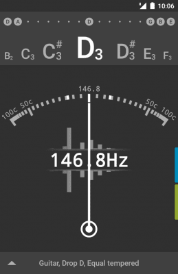 Capture d'écran de l'application Tuner - gStrings Free - #1