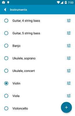 Capture d'écran de l'application Tuner - gStrings Free - #5