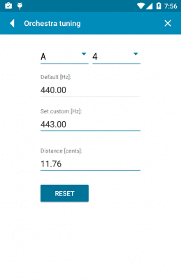 Capture d'écran de l'application Tuner - gStrings Free - #7