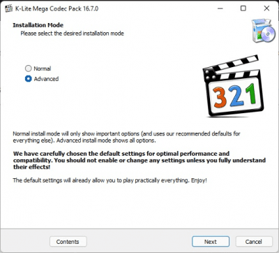 Capture d'écran de l'application K-Lite Codec Pack - #1