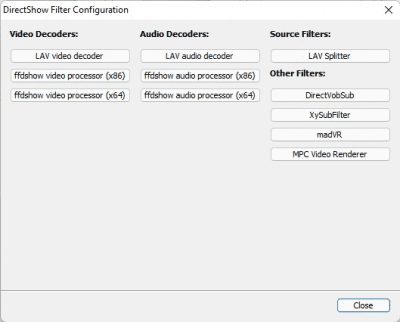 Capture d'écran de l'application K-Lite Codec Pack - #6