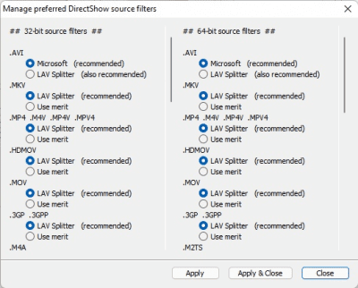 Capture d'écran de l'application K-Lite Codec Pack - #7