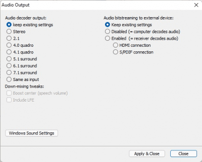 Capture d'écran de l'application K-Lite Codec Pack - #10