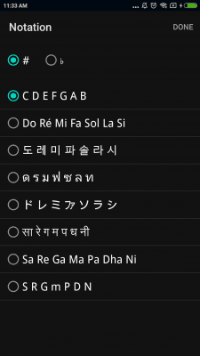 Capture d'écran de l'application CarlTune - accordeur chromatique - #5