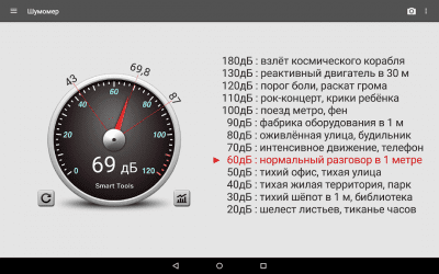 Capture d'écran de l'application Bruitmètre : Sonomètre - #8