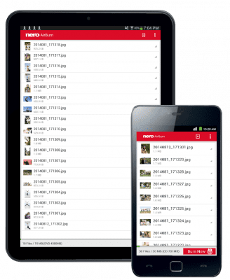 Capture d'écran de l'application Nero AirBurn - #3