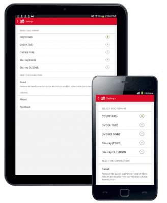 Capture d'écran de l'application Nero AirBurn - #4