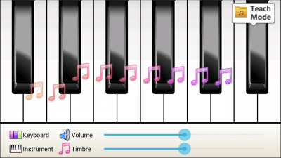 Capture d'écran de l'application Super Piano - #1