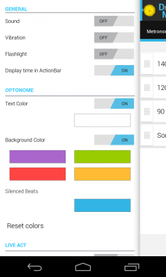 Capture d'écran de l'application Trummisen Metronome - #6