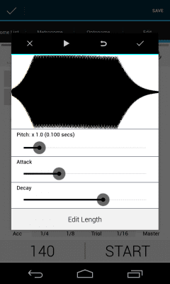 Capture d'écran de l'application Trummisen Metronome - #7