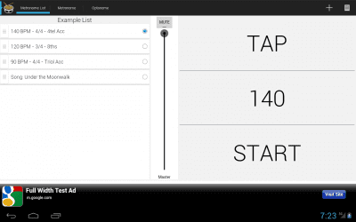 Capture d'écran de l'application Trummisen Metronome - #9