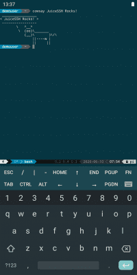 Capture d'écran de l'application JuiceSSH - SSH Client - #3