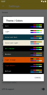 Capture d'écran de l'application JuiceSSH - SSH Client - #5