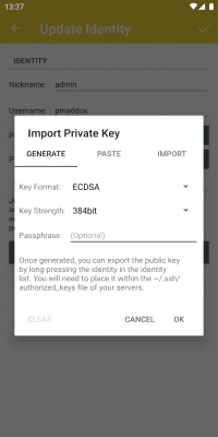 Capture d'écran de l'application JuiceSSH - SSH Client - #6
