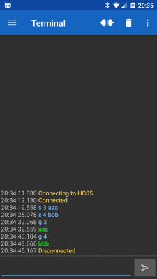 Capture d'écran de l'application Serial Bluetooth Terminal - #1