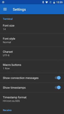 Capture d'écran de l'application Serial Bluetooth Terminal - #6