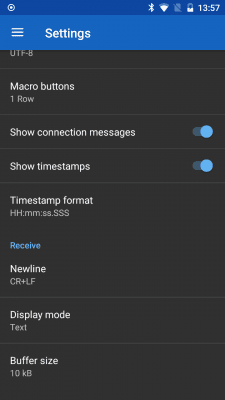 Capture d'écran de l'application Serial Bluetooth Terminal - #7